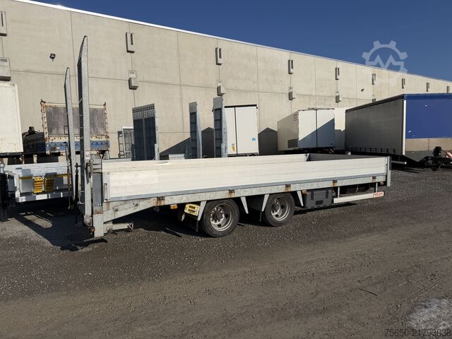 Low loader trailer Humbaur HBT  13,6 T Tandemtieflader
