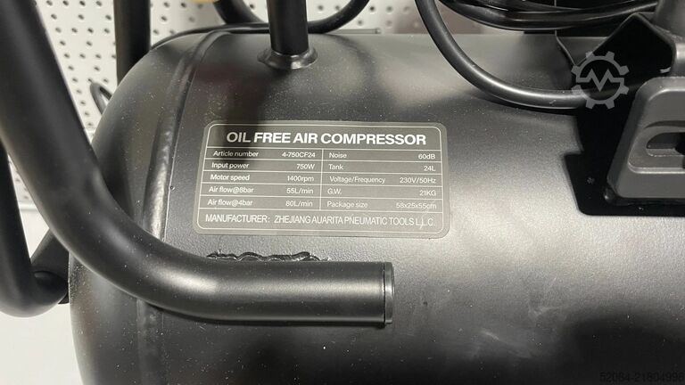 Oil-free air compressor 24 L Auarita 