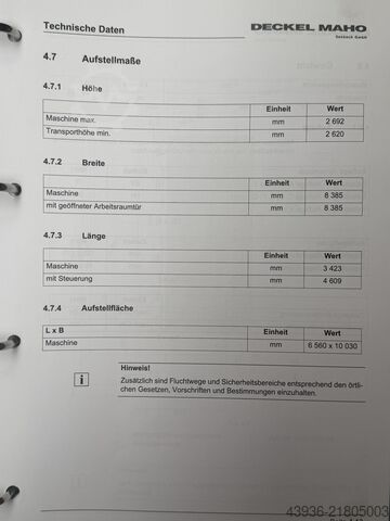 5-axis VMC DMG MORI DMF 260-7 DMG MORI DMF 260-7