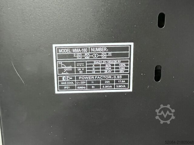 Inverter welding machine MMA-160 Aria 
