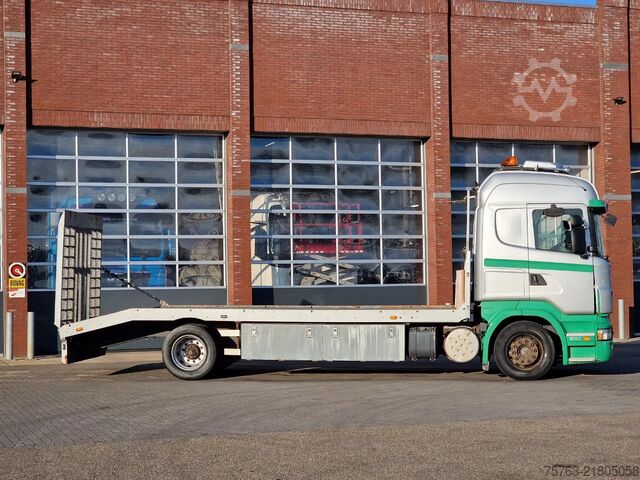 Car carrier van Scania R380 4x2 - Car transport / Flatbed - Ramp - Ful...