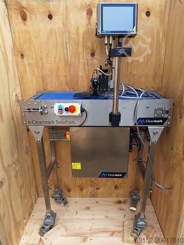Clearmark ICE Viper plus Thermal Inkjet Coder with Stainless Steel Conveyor Clearmark Viper plus