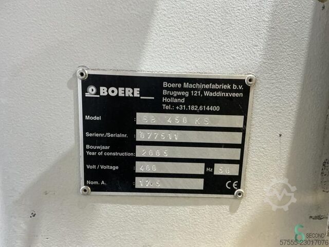 Frame grinding machines  Boere SB 450 KS 2005 Boere SB 450 KS