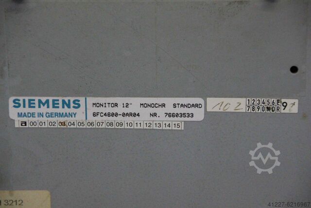 Sinumerik Monitor Siemens MAM 3212