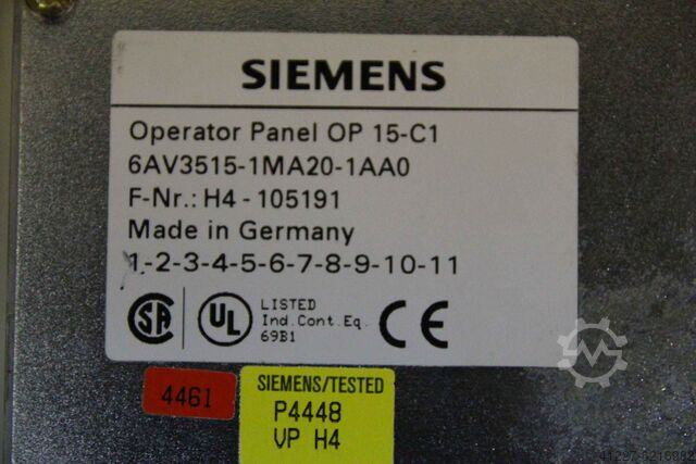 Operator panel Siemens 6AV3515-1MA20-1AAO