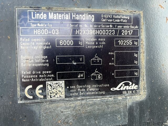 Forklift Linde H60D-03