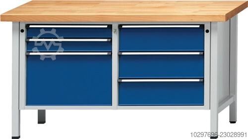 Workbench V B1500xD700xH840mm Beech - 1 piece  