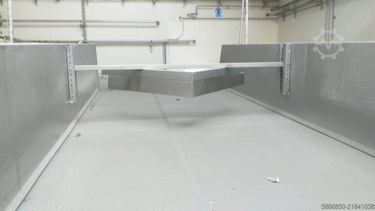 Stainless steel dosing bunker for vegetables and fruits