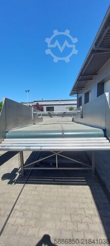 Stainless steel dosing bunker for vegetables and fruits  