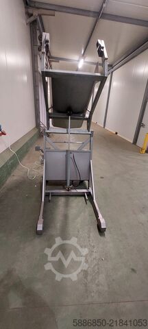Drum tipper, 200 L Inox vat