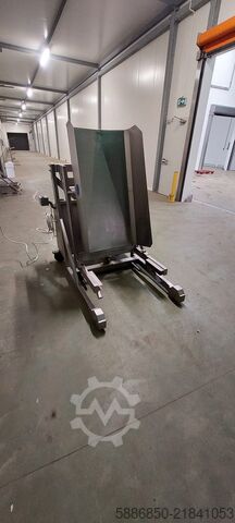 Drum tipper, 200 L Inox vat