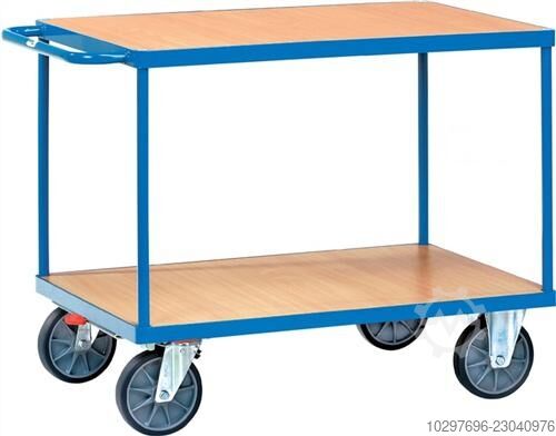 Table trolley with 2 shelves - 1 piece  