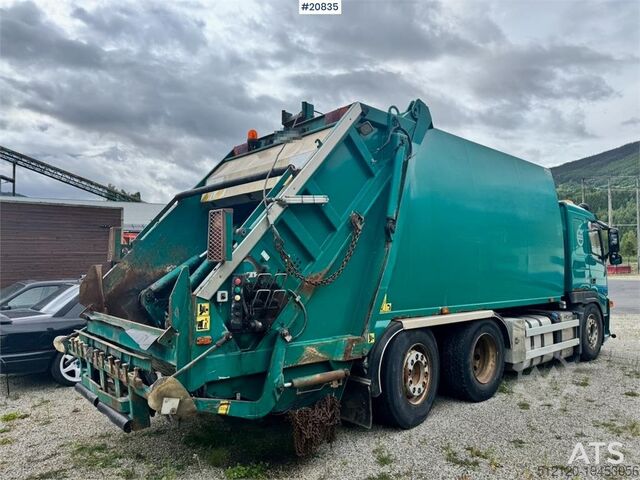 Garbage truck Volvo FM410 6x2 1 chamber Compactor truck.