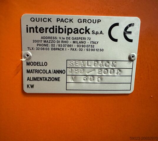 Sealpack Tunnel/Folienverpackungssystem Interdibipack Sealpack