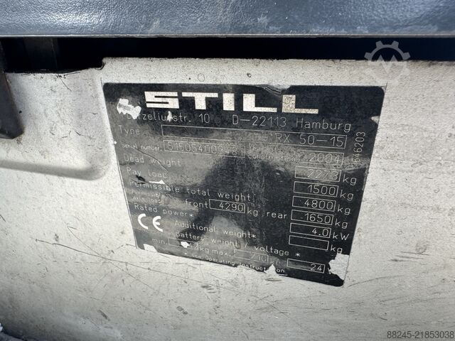 VS-22808 Electric triplex forklift truck Still RX50-15 STILL RX50-15