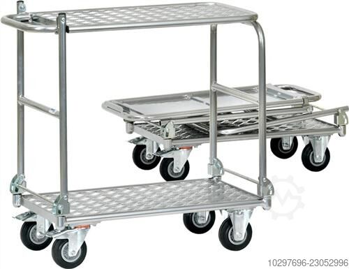 Table trolley with 2 shelves - 1 piece  