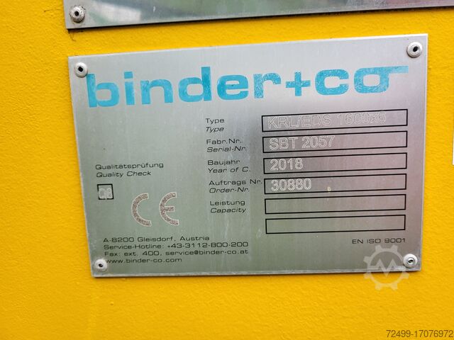 Screener 2 decks Binder + Co KRL/EDS 1600x6