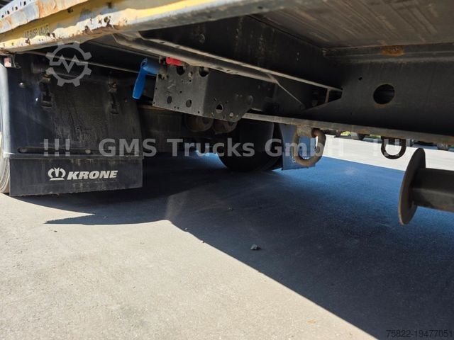 Low loader semitrailer KRONE Tieflader Maschinen Transport