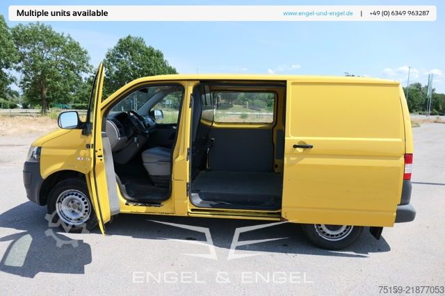 Panel van Volkswagen T5 Transporter 2.0 TDI PARKTRONIK EURO-5 2xSCHIEBETÜR CoC