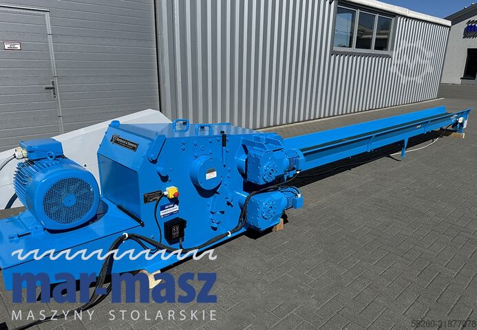 Chipper / Shredder with conveyor belt Rudnick & Enners TH 150/400/3