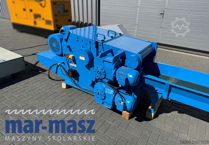Chipper / Shredder with conveyor belt Rudnick & Enners TH 150/400/3