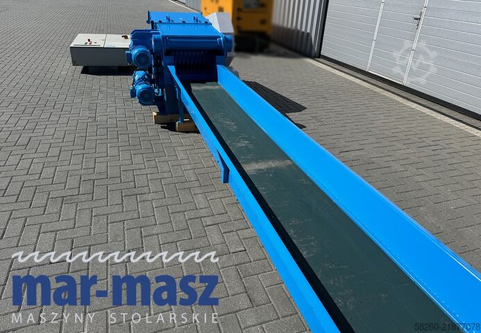 Chipper / Shredder with conveyor belt Rudnick & Enners TH 150/400/3