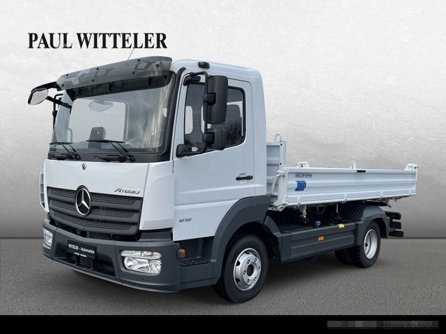 Tipper van MERCEDES-BENZ Atego 818 K 4x2 3-S.-Kipper+Klima+2xAHK+2100 km!