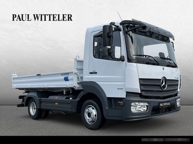 Tipper van MERCEDES-BENZ Atego 818 K 4x2 3-S.-Kipper+Klima+2xAHK+2100 km!
