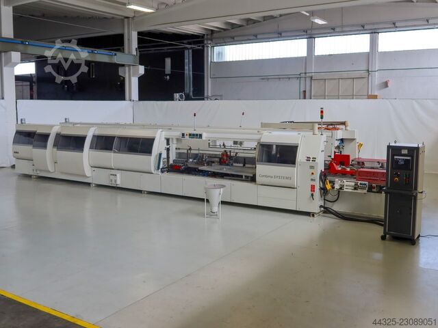 Doppelseitige Kantenanleimmaschine IMA COMBIMA-SYSTEMS/II 1060-B
