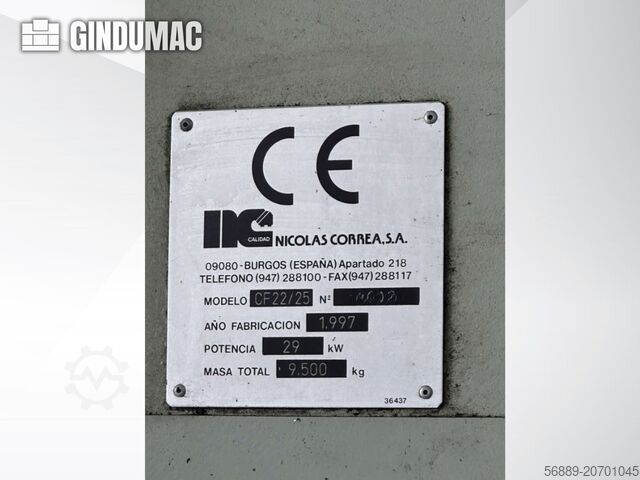 Bettfräsmaschine Nicolas Correa CF-22