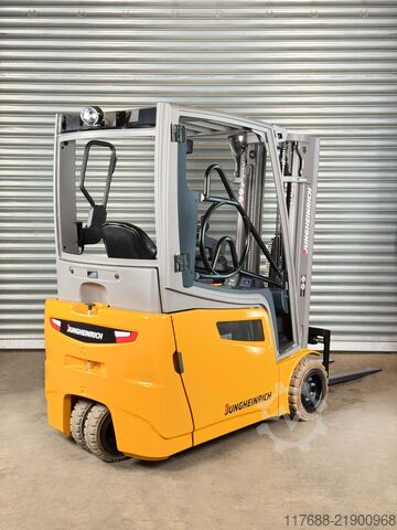 Electric 3-wheeler Jungheinrich EFG 218k - Service Neu - Batterie 88% - Triplex
