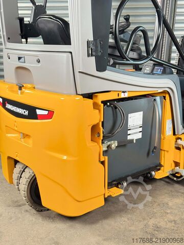 Electric 3-wheeler Jungheinrich EFG 218k - Service Neu - Batterie 88% - Triplex
