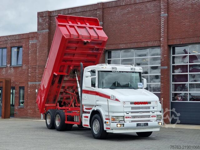 Tipper Scania T124-470 6x2 - Tipper - Manual gearbox - Full s...