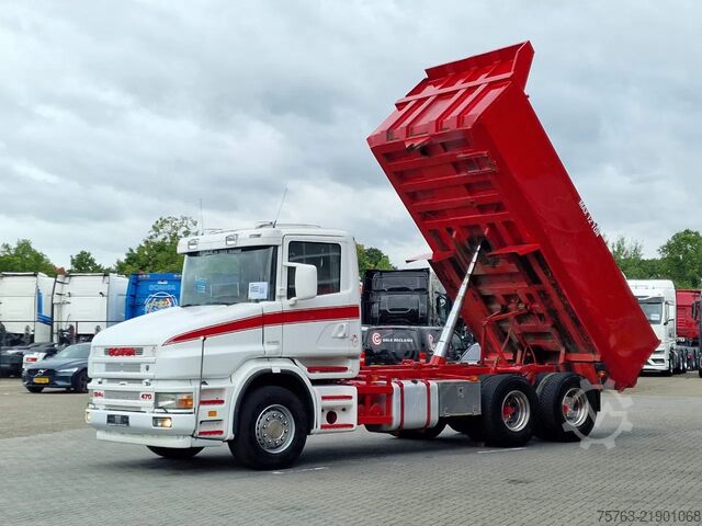 Tipper Scania T124-470 6x2 - Tipper - Manual gearbox - Full s...