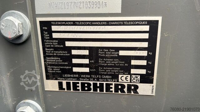 Teleskoplader Liebherr T42-7S (INCL BUCKET / BE MACHINE / LIKE NEW / 7...