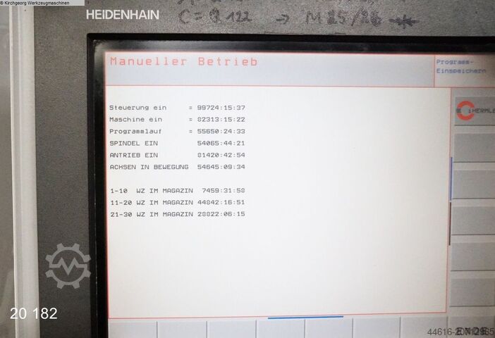 Bearbeitungszentrum 5 Achs HERMLE (5-Achsen) C 800 U / iTNC 530
