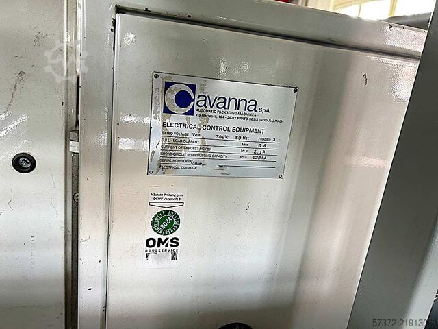 Bag Forming, Filling and Sealing Machine Cavanna Model 011