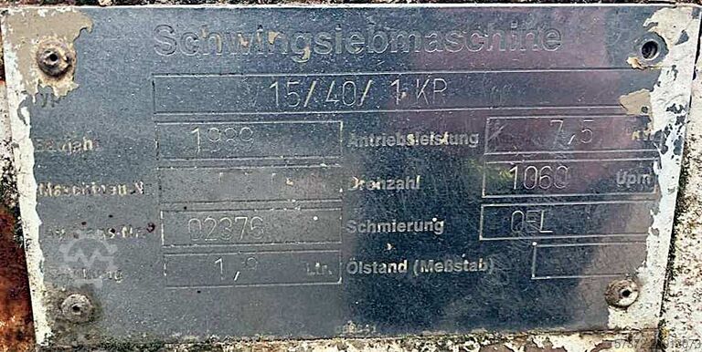 Heavy-Duty Screen Främbs & Freudenberg 15/40/1KR