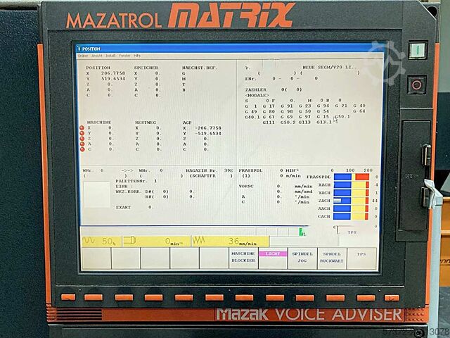 CNC Machining Center Mazak Variaxis 730/5X II - 80T/2PC
