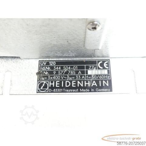 Component Heidenhain UV 120 Id. 344 504-01 SN:9577785A - generalüberholt mit 3 Monaten Gewährleistung-