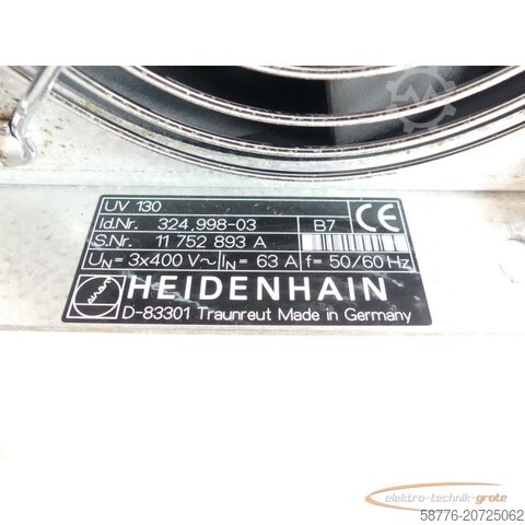 Component Heidenhain UV 130 Id. 324.998-03 SN: 11752893A - generalüberholt mit 3 Monaten Gewährleistung -