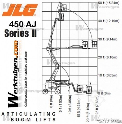 Scissor lift JLG 450AJ Diesel Allrad 16m