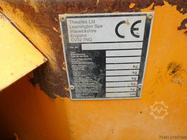 Knickgelenkdumper Thwaites Mach 580