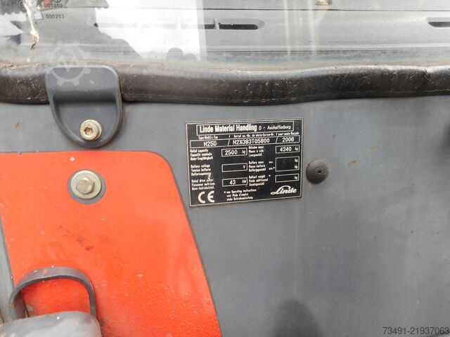 Forklift Linde H25D Triplex SS 4.Kreis