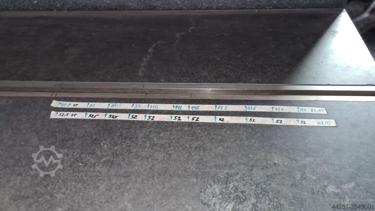 Measuring plate, control plate Thyssenkrupp Messplatte 2750 x 700 mm