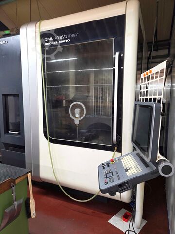 5-axis simultaneous machining center DMG Mori DMU 70 eVo linear