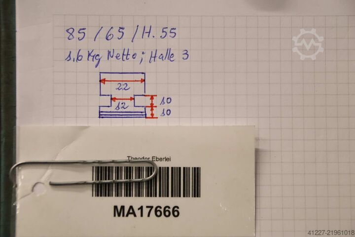 Interchangeable jaws unbekannt Breite 22 mm