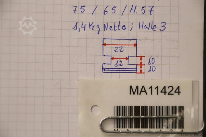 Interchangeable jaws unbekannt Breite 22 mm