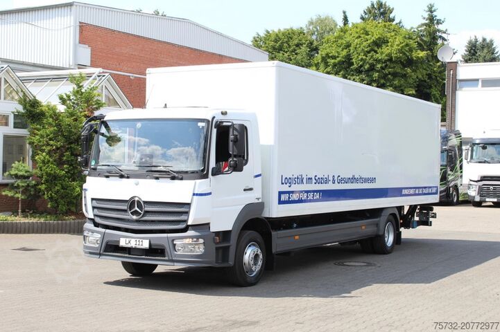 Box truck Mercedes-Benz Atego 1321 E6 Koffer Klima Kamera LBW Nur 85 Tkm