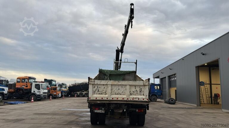 Kipper mit Kran Volvo FL 6-18 (MANUAL PUMP / CRANE HIAB 090 / STEEL S...